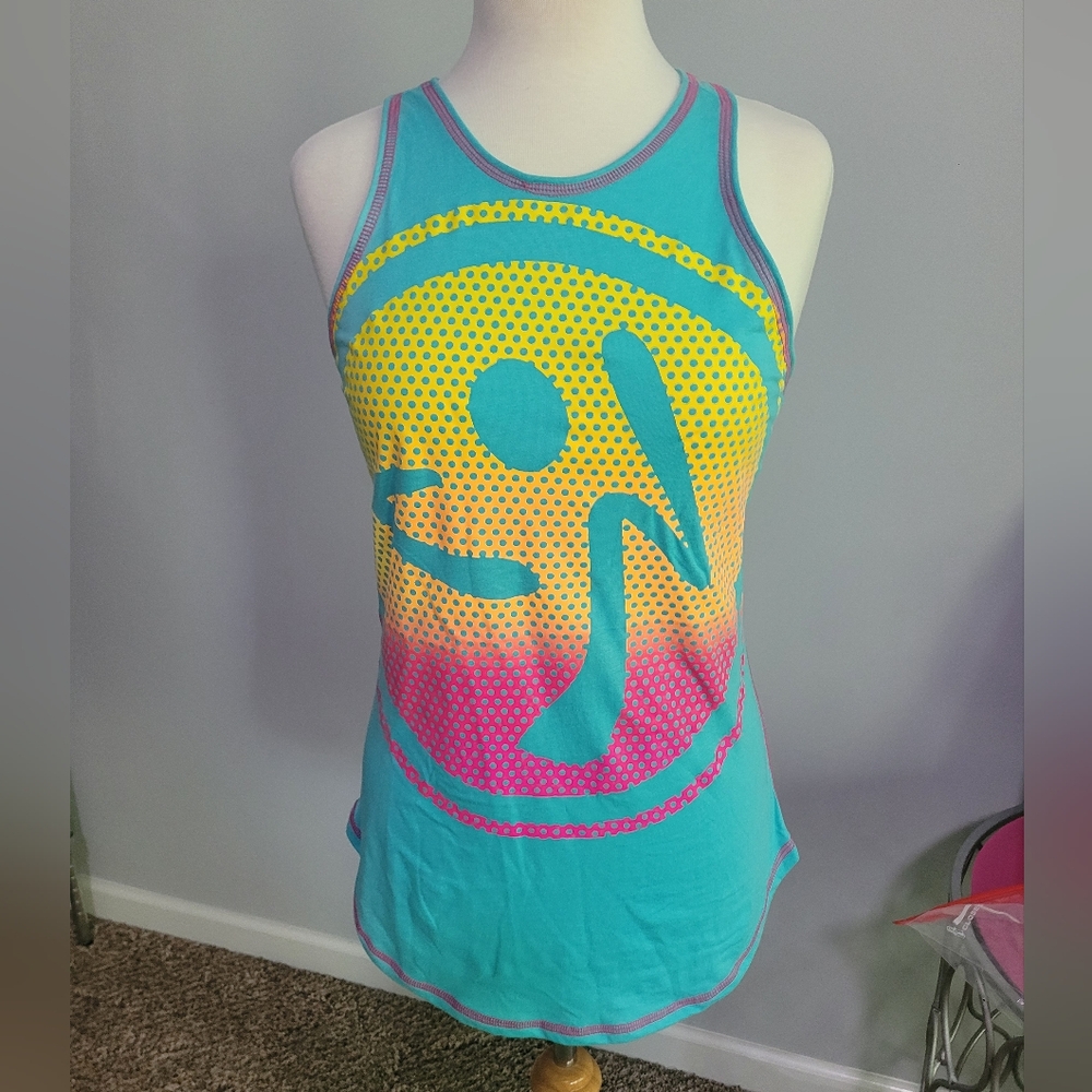 ZUMBA Happiness High Neck Tank